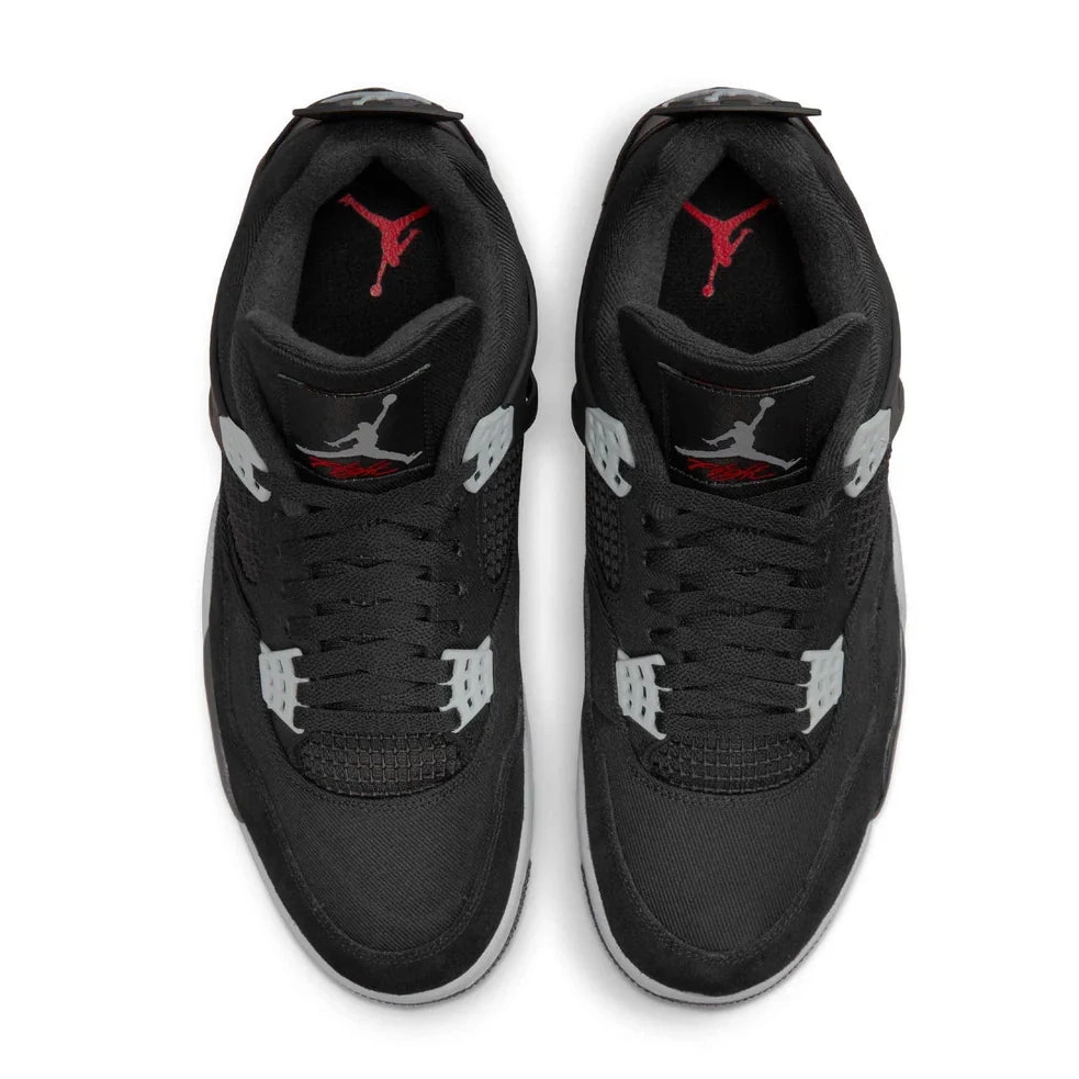 Black Jordan Retro SE Canvas Air 4 0727